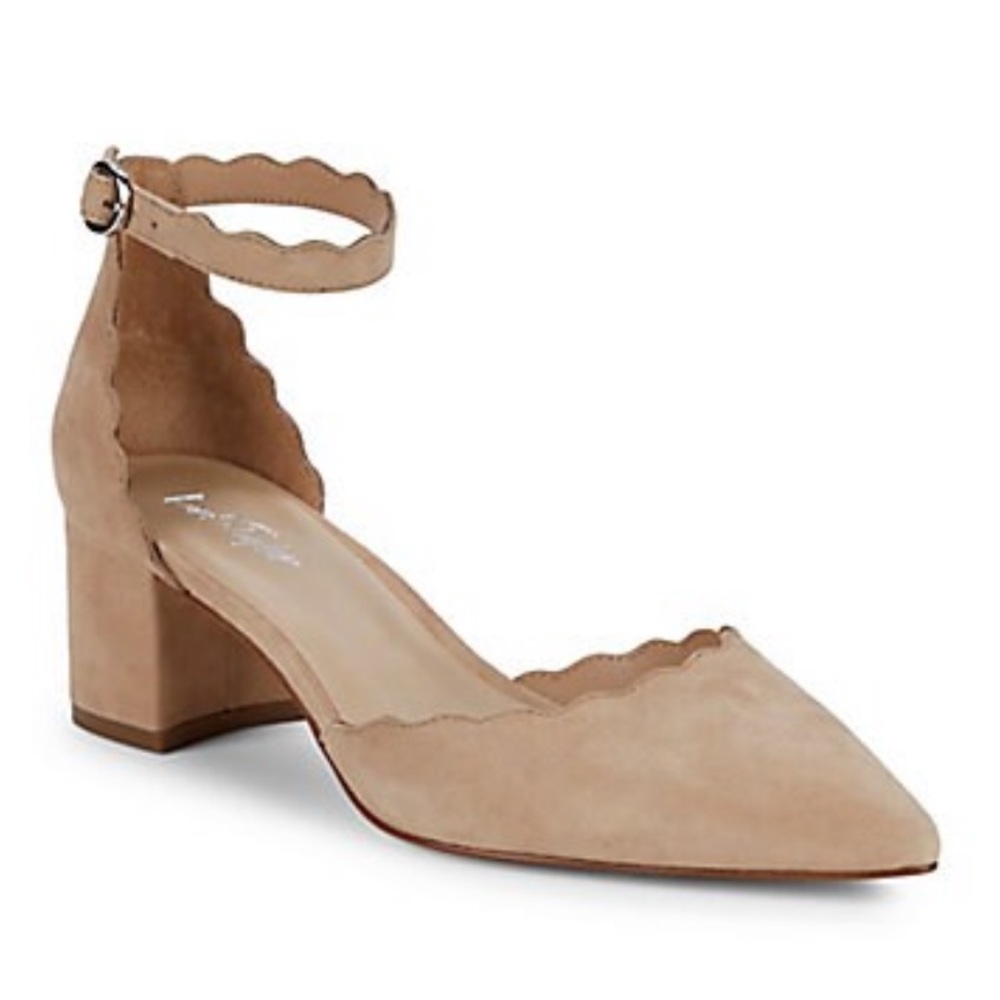 Lord & Taylor Suede D’orsay Block Heel